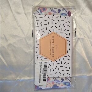 Maven Thread Multicolor Patterned Hair Scarf